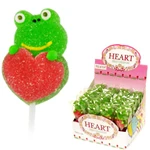 jelly pop frog with heart