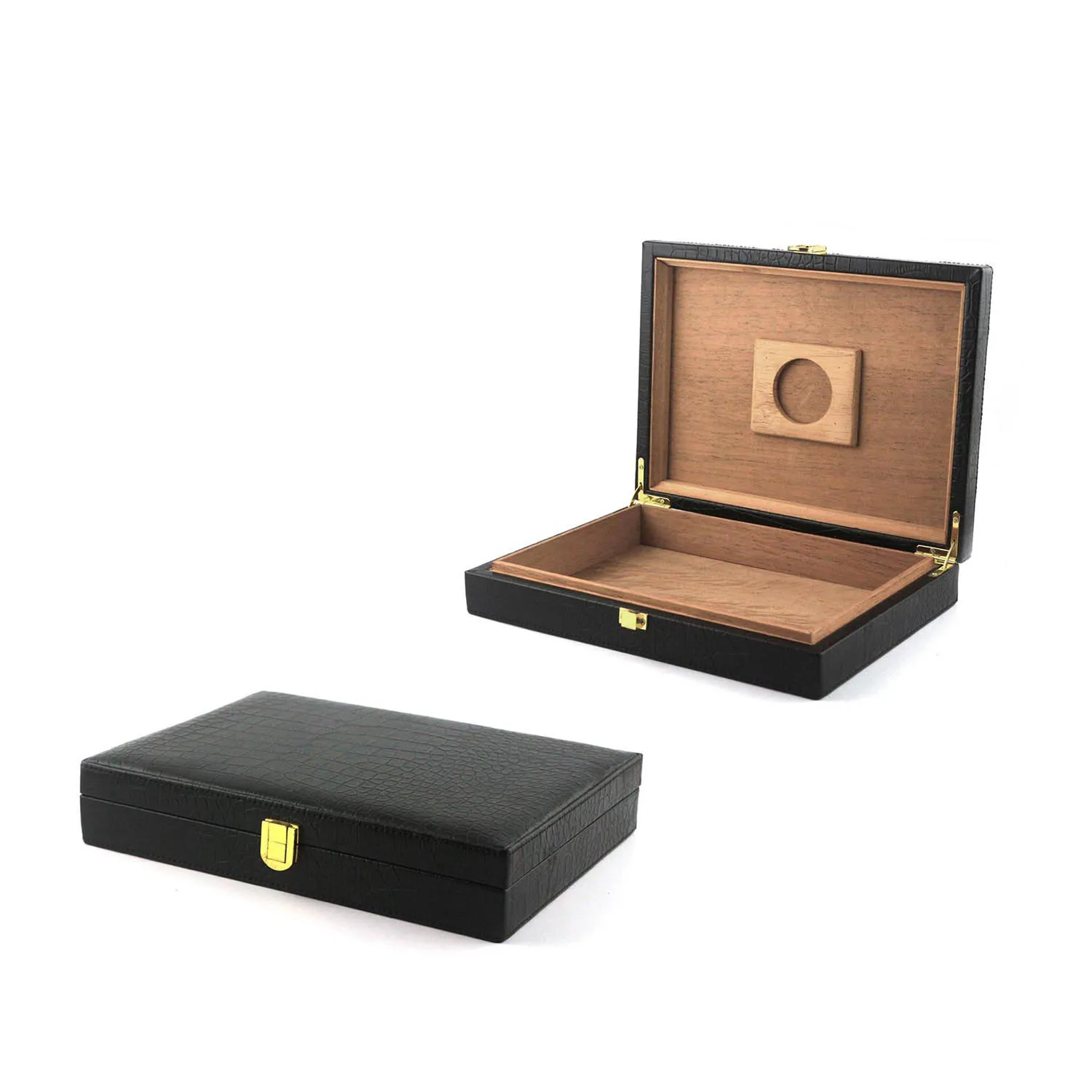 ustom PU Leather Travel Gift Tube Accessories Holder Cigar Case