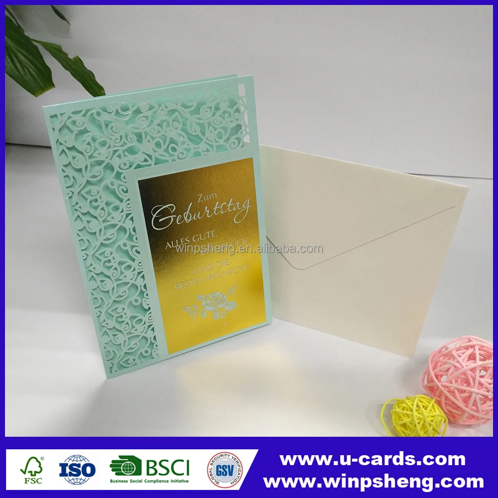 gift box design happy birthday laser cut greeting card