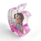 2019 Gift customization floating glitter photo frame for sale Apple