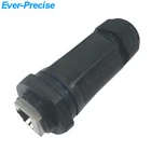 PCB Application and Black Color RJ45 Waterproof Connector 8 Core Ethernet LAN Network Plug Socket Connector