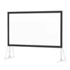 200 Inches 16:9 Front&Rear Fast folding Screen easy carrying box Projector Projection Screen
