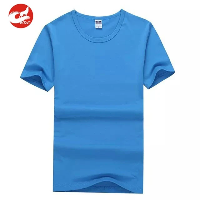 Cotton round neck t shirts customize for men