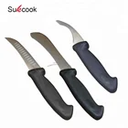 High quality TPR Handle set butcher stainless steel knife