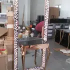 led mirror / hairdressing styling station / makeup station with lights and mirror