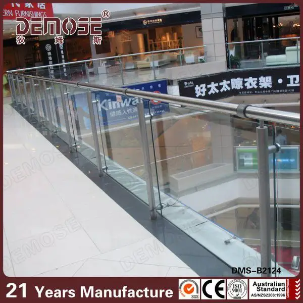 2015 stals new design railing wholesale indoor glass railing