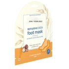Private label less MOQ foot mask shea butter exfoliation peeling foot mask