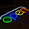 colorful led neon open sign unbreakable open neon sign
