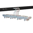 BUBM 4 pcs Multi-functional Folding Plastic Clothes Hanger