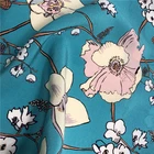 China online digital printing stretch crepe de chine silk fabric