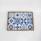 Country Rustic Wood Food Serving Tray For Home Use