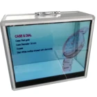 15 inch Transparent LCD AD Player Diaphanous Box Showcase