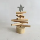 small willow wooden christmas tree home decoration