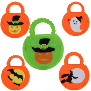 hot slae non woven baseket ornaments halloween candy bag