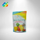 Stand up food pack resealable plastic zipper bag