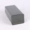 Hot sale rectangular shape special structure black tin can wine tin box