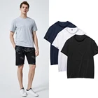 High Quality Factory Oem Cotton Blank men's plain Custom Tshirt With Logo Printed