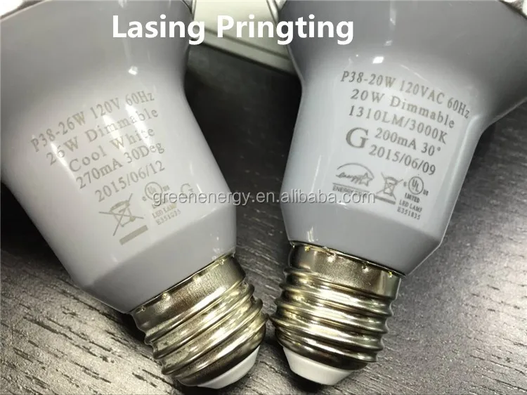 certified 20w par38 led light bulb & high quality led lamp 60 degree 20w led par38
