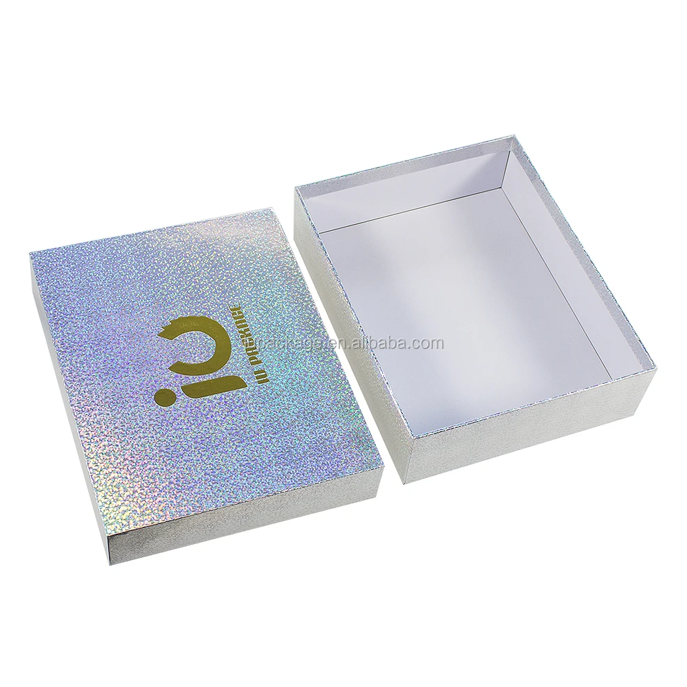 price high quality custom logo printed hardcover gift paper box