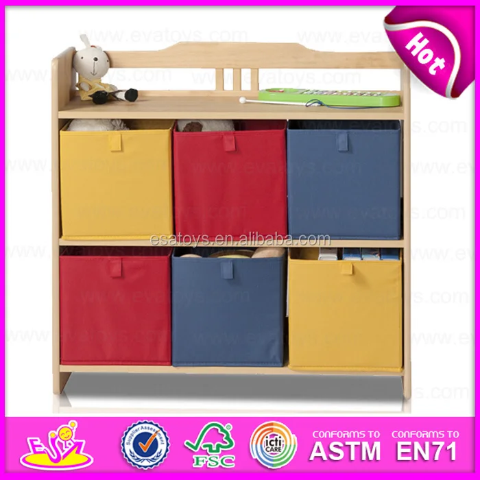 2015 new cute kids wooden toy storage rack,popular children wooden bin