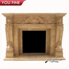 Decorative Exquisite Classic Marble Fireplace Surrounds