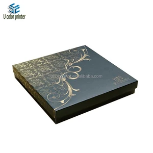 custom design matt paper gift packaging luxury chocolate box