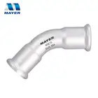 304 or 316L Stainless Steel Pipe Fitting 45d Bend M Profile