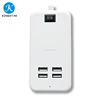 4 USB EU US Wall Charger Power Adapter with Switch