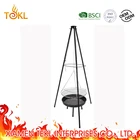 Tripod Charcoal Grills Swing BBQ Grills for Backyard Use