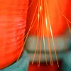 Fiber yarn pe pp monofilament making extruding machine for anti hail shade net / tomato onion mesh bag / plastic rope twine