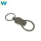 Custom logo blank metal beer bottle opener keychain
