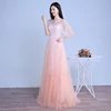 Suzhou factory direct sale pink wedding gown and evening dress prom
