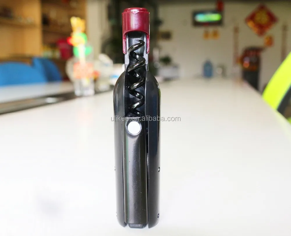 bottle shape metal plastic beer and corkscrew wine bottle opener
