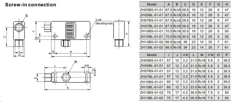 ZH Series Vacuum Ejector-SMC Vacuum Generator