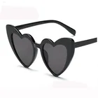 2019 Fashion Love Sunglasses Women Cat Eye Vintage Brand Designer Black Pink Red Heart Shape Sun Glasses For Women UV400