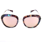 2019 fashion custom logo sunglasses acetate polarized shades eyeglasses pink colour for women in shenzhen