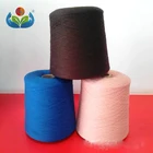50% polyester filament resistant chunky merino wool yarn