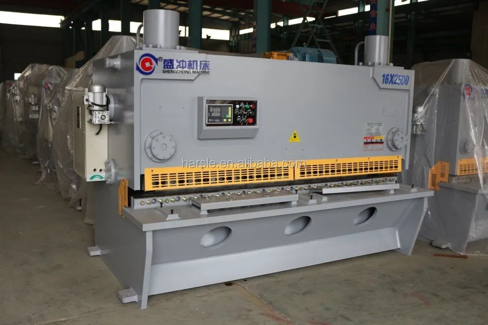 hydraulic guillotine for sheet metal machine, metal sheet cutting machine
