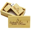 Custom Logo Photography USB 2GB-16GB Maple USB Wood memory stick wooden Flash Drive with packing