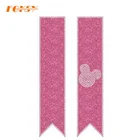 Bling Pink Strips for Cheer Bow Rhinestone Iron On Transfers Wholesale