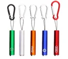 mini portable pocket led bulb keychain flashlight lamp torch with loop