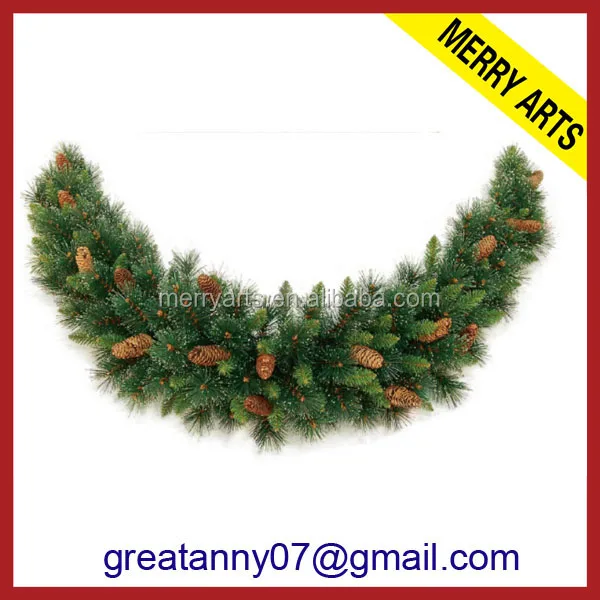 large luxury 9ft artificial christmas garland xmas wreath