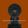 black marble buddha statue