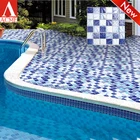 china factory mixed swimming pool wall and floor ceramic mosaic tiles