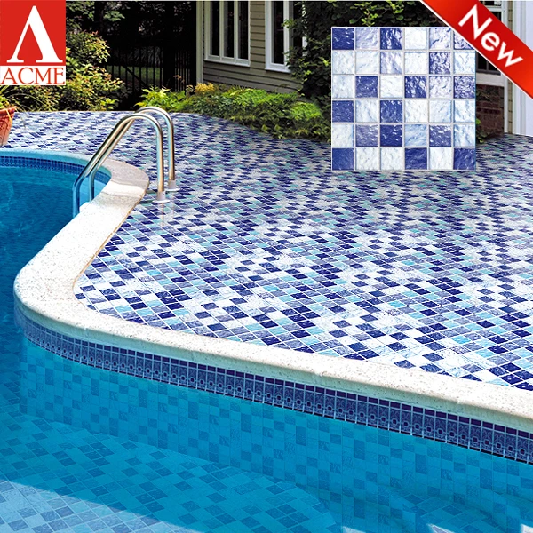 china factory mixed swimming pool wall and floor ceramic mosaic tiles