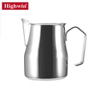 Highwin Factory ISO9001 Stainless Steel Frothing Latte Art Milk Frothing Milk Pitcher Milk Coffee Jug