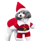 Fashion Funny Pet Cosplay Clothes Autumn and Winter Costumes for Christmas Dog Riding Suit Manufacturer