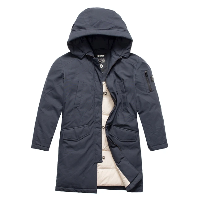 manufacturer warm winter long mens parka coat hooded jacket
