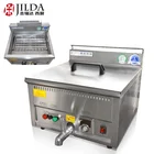 professional snack falafel fryer churros frying machine spiral tornado potato deep fryer electric