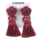 F&J brand wholesale vintage drop dangle earrings women tassel earrings jewelry